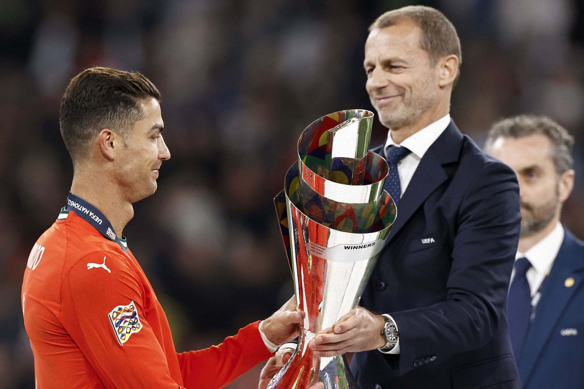 Ronaldo (left)